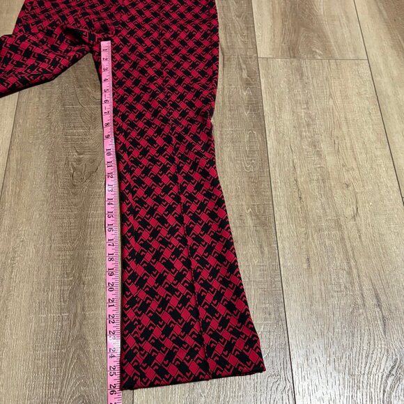 Anthropologie MAEVE The Margot Kick Flare Pants Size XS Red - Picture 10 of 15